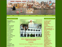 Tablet Screenshot of indianayurvedacenter.com
